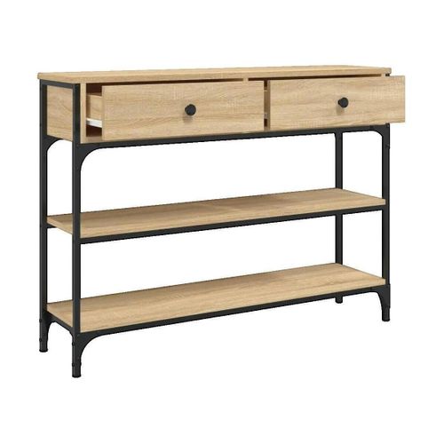 Bouts de canapé, guéridons Bout de canapé en bois d'ingénierie marron 100x25x75 cm - VidaXL - Modalova