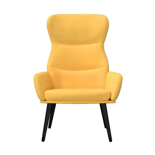 Fauteuils Fauteuil Jaune moutarde Tissu - VidaXL - Modalova