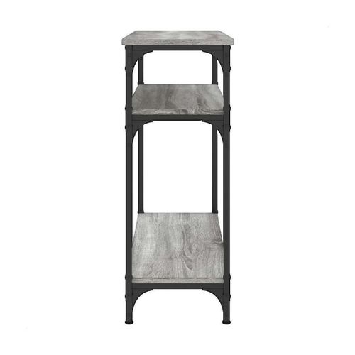 Consoles Table console Sonoma Gris 75x29x75 cm Bois d'ingénierie - VidaXL - Modalova