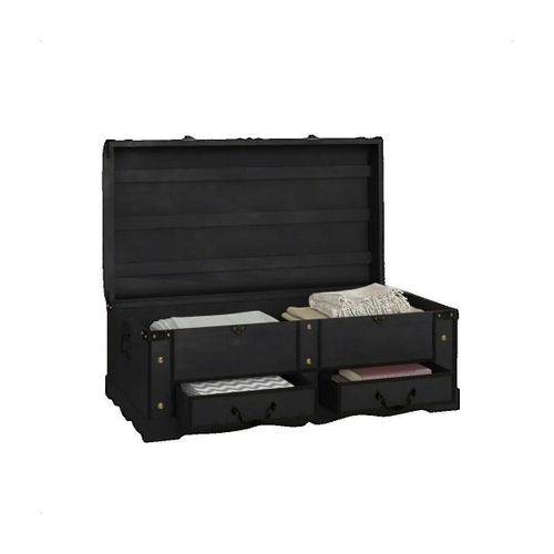 Malles, coffres de rangements Coffre de rangement Large Noir - VidaXL - Modalova