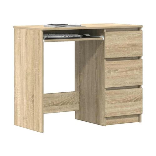Commodes Commode Bois d'ingénierie Marron 3 tiroirs - VidaXL - Modalova