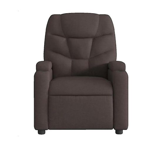 Fauteuils Fauteuil de massage inclinable Marron en tissu - VidaXL - Modalova