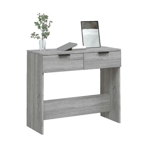 Consoles Table console Sonoma gris 90x36x75 cm Bois d'ingénierie - VidaXL - Modalova