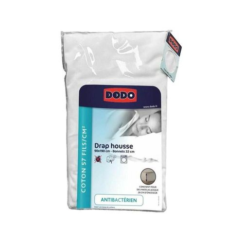 Draps housse Drap Housse 90x190 cm Blanc - Dodo - Modalova