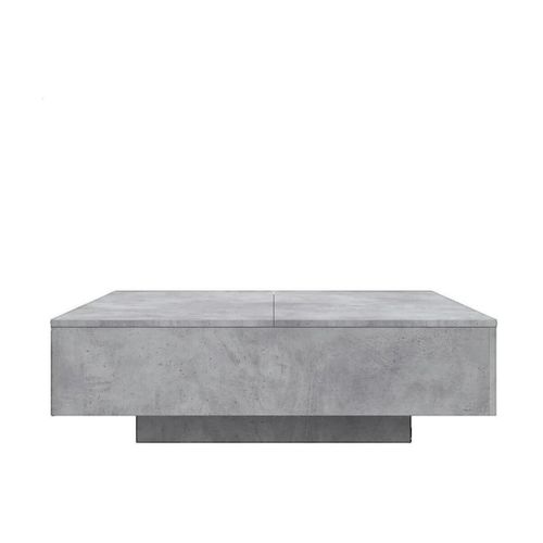 Tables basses Table basse gris béton 100x100x31 cm bois d'ingénierie - VidaXL - Modalova