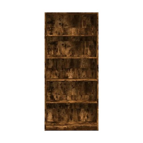 Etagères murales Bibliothèque Bois d'ingénierie Marron 80x24x176 cm - VidaXL - Modalova