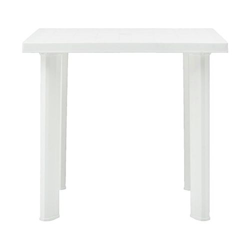 Tables à manger de jardin Table à manger de jardin Plastique Blanc 80x75x72 cm - VidaXL - Modalova