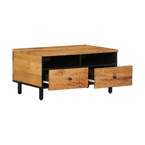 Meubles TV Table basse Bois massif d'acacia 80x54x40 cm - VidaXL - Modalova