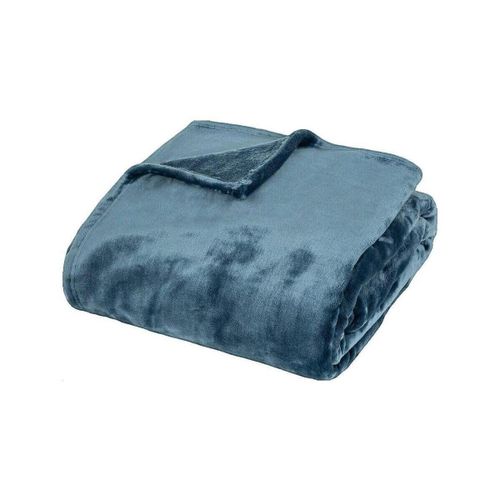 Plaids, jetés Plaid Cuddly bleu - Atmosphera - Modalova
