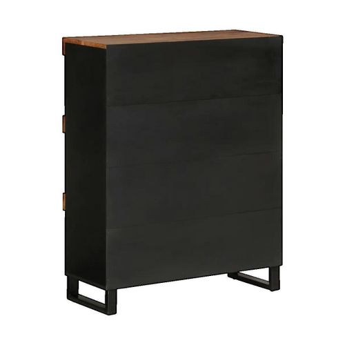 Commodes Table de chevet Bois d'acacia massif Marron 85x33x107 cm - VidaXL - Modalova