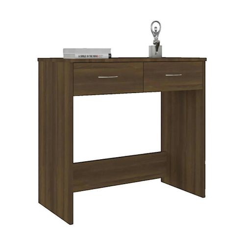 Bureaux Bureau Bois d'ingénierie Marron 80x40x75 cm - VidaXL - Modalova