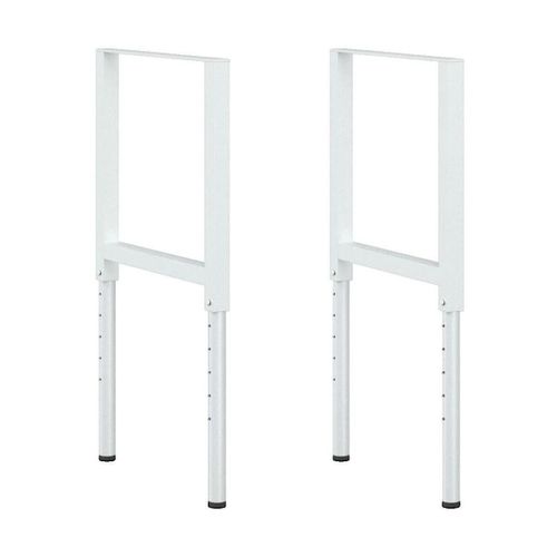 Bureaux Cadres d'établi réglables 55x(69-95,5) cm gris - VidaXL - Modalova