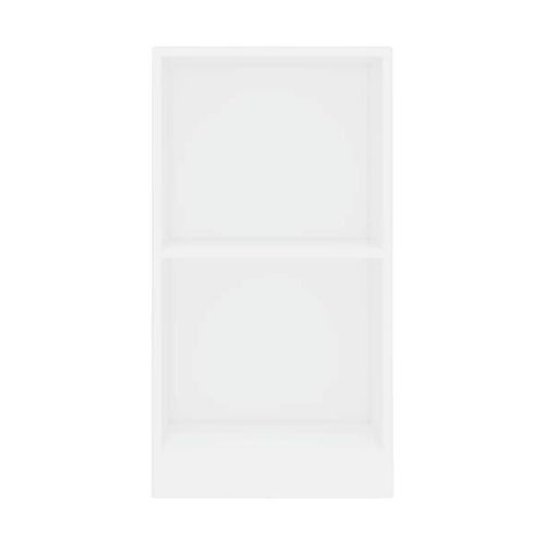 Etagères murales Bibliothèque 2 niveaux bois d'ingénierie blanc - VidaXL - Modalova