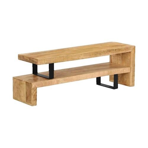 Meubles TV Meuble TV Bois de manguier massif Marron - VidaXL - Modalova