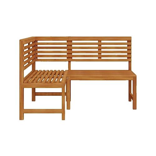 Salons de jardin Banc d'angle de jardin Bois massif d'acacia 140 cm - VidaXL - Modalova