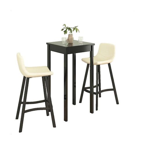 Tables à manger Table de bar MDF noir 55x55x107 cm - VidaXL - Modalova