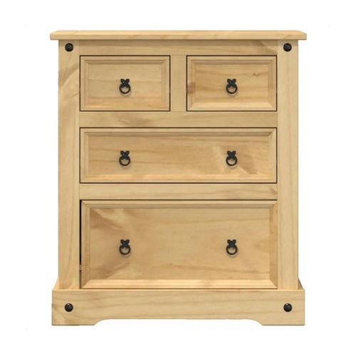 Commodes Commode Corona bois massif de pin 80x43x91 cm - VidaXL - Modalova