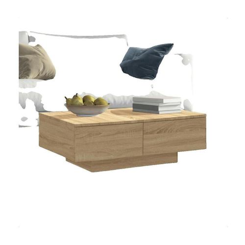 Tables basses Table basse chêne sonoma 90x60x31 cm bois d'ingénierie - VidaXL - Modalova