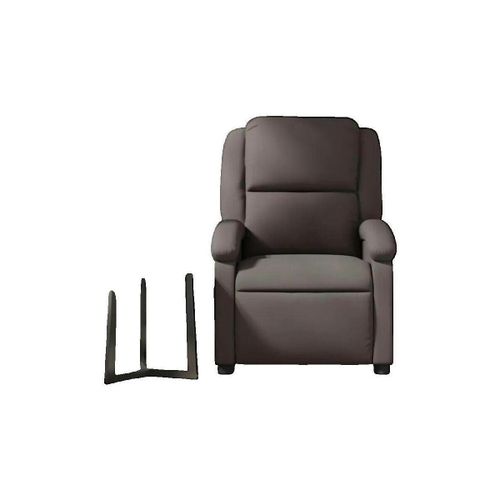 Fauteuils Fauteuil Inclinable Cuir Véritable Marron - VidaXL - Modalova