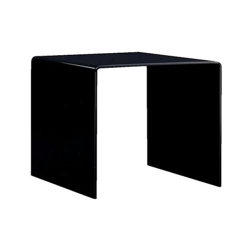 Bouts de canapé, guéridons Table basse Verre trempé Noir 50x50x45 cm - VidaXL - Modalova