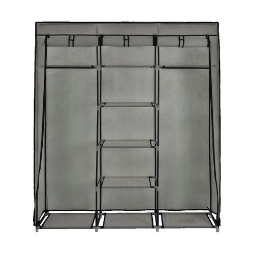 Armoires Armoire avec compartiments et barres Gris 150x45x175 cm - VidaXL - Modalova