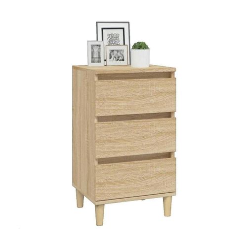 Commodes Table de chevet bois d'ingénierie marron 40x35x70 cm - VidaXL - Modalova
