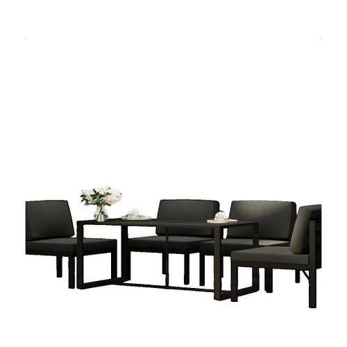 Tables à manger de jardin Table à dîner d'extérieur Aluminium Gris 120x60x66 cm - VidaXL - Modalova
