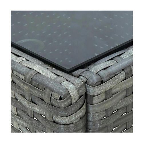 Tables basses d'extérieur Table basse d'extérieur Résine tressée Gris 40x40x45 cm - VidaXL - Modalova