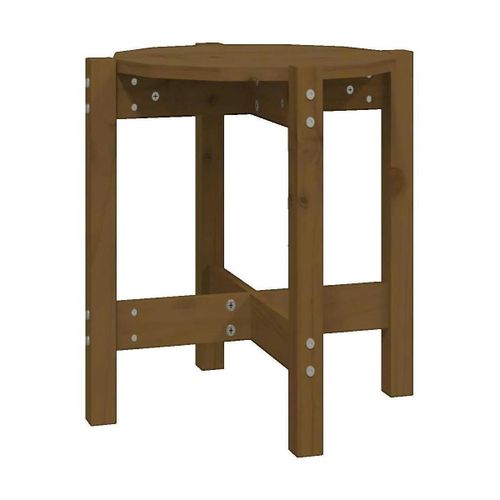 Tables basses d'extérieur Table basse Bois massif de pin Marron Ø 42,5x45 cm - VidaXL - Modalova