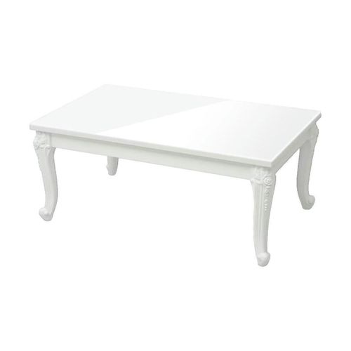 Tables basses Table basse 100x60x42 cm Blanc brillant - VidaXL - Modalova