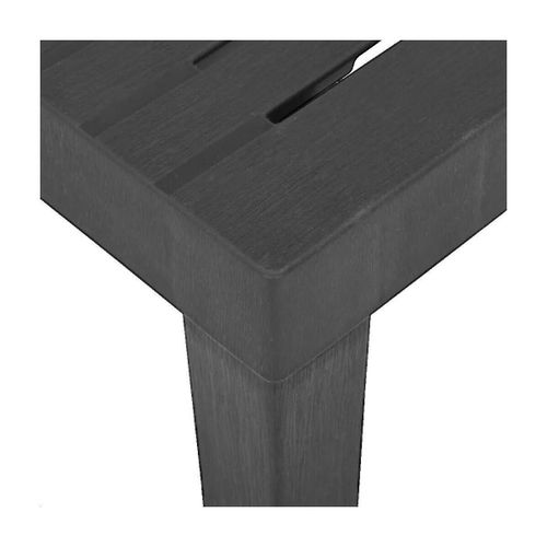 Chaises d'extérieur Table à manger de jardin Plastique Gris 79x65x72 cm - VidaXL - Modalova