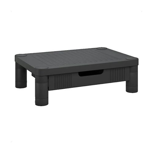 Meubles TV Support de moniteur avec tiroir Noir 43x30,5x13 cm - VidaXL - Modalova