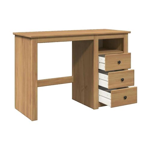 Bureaux Bureau Panama en bois massif de pin 112x45x75 cm - VidaXL - Modalova