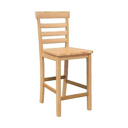 Chaises Tabourets de bar 2 pcs bois massif d'hévéa marron - VidaXL - Modalova