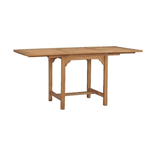 Tables à manger de jardin Table extensible de jardin Teck marron 110-160x80x75 cm - VidaXL - Modalova