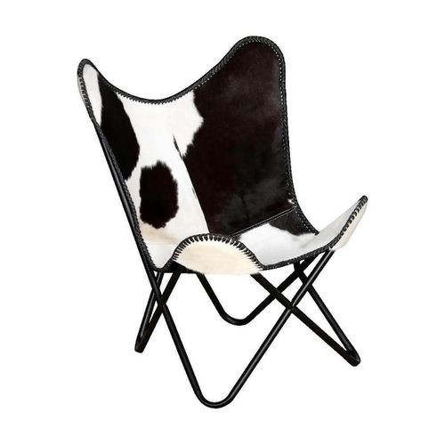 Fauteuils Fauteuil Papillon Cuir Noir - VidaXL - Modalova