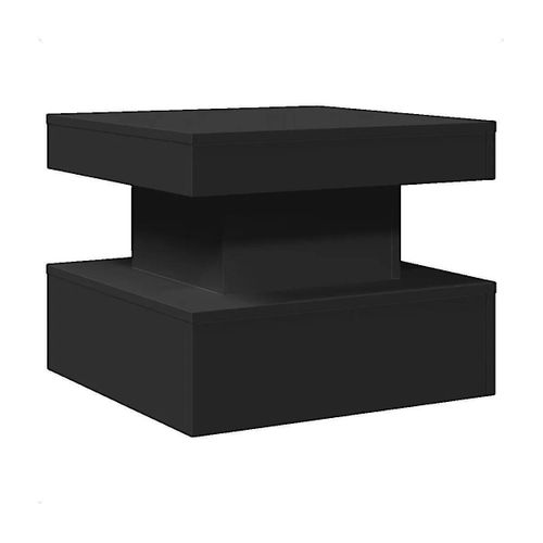 Tables basses Table basse avec lumières LED noir 50x50x40 cm - VidaXL - Modalova