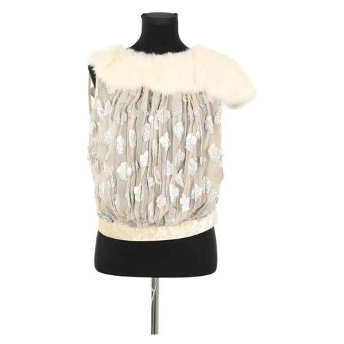Blouses Blouse en fourrure écrue - Louis Vuitton - Modalova