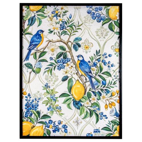 Tableaux, toiles Tableau D'Oiseaux Et De Citrons - Signes Grimalt - Modalova