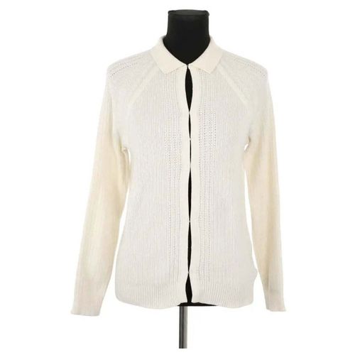 Gilet Cardigan en coton blanc - Eric Bompard - Modalova