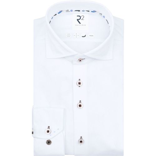Chemise R2 Chemise Technical Maille Dobby Blanc - R2 Amsterdam - Modalova
