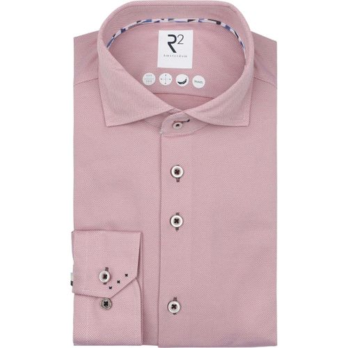 Chemise R2 Chemise Technical Maille Dobby Corail - R2 Amsterdam - Modalova