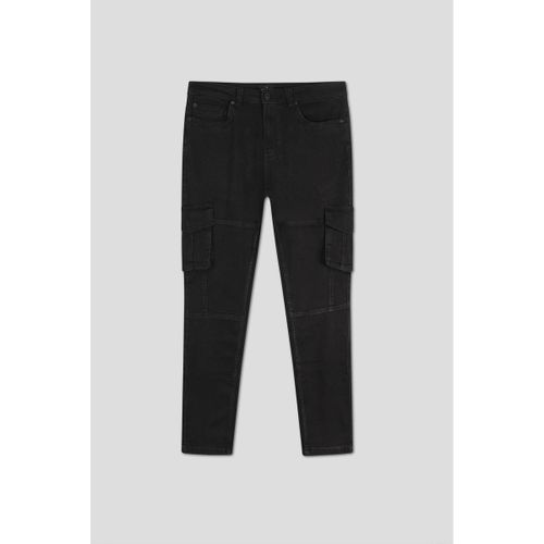 Pantalon Jeans Cargo Taille Fine - Enorsia - Modalova