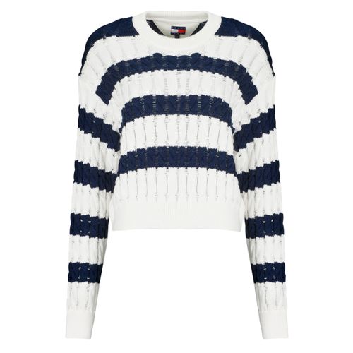 Pull TJW LOOSE CABLE SWEATER EXT - Tommy Jeans - Modalova