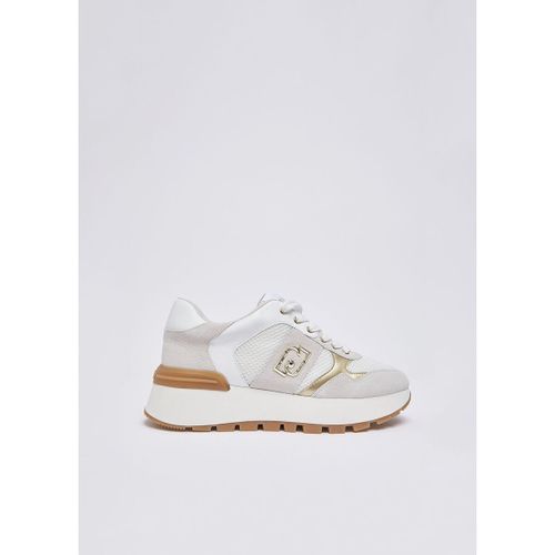 Baskets basses Sneakers à plateforme en daim et maille filet - Liu Jo - Modalova