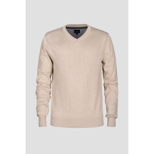 Pull Pull beige col en Vs - Enorsia - Modalova