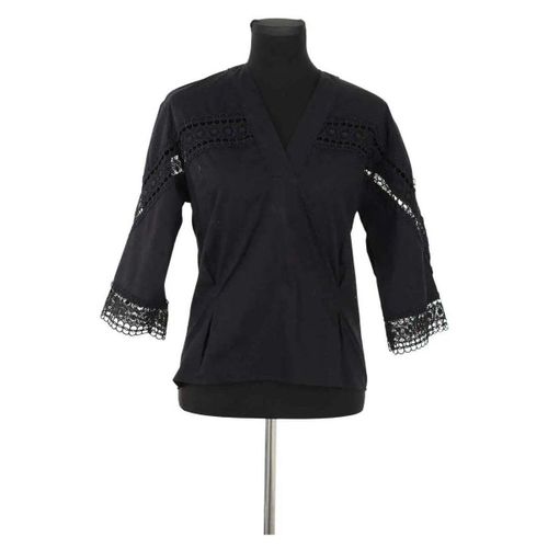 Blouses Blouse en coton noire - Sandro - Modalova