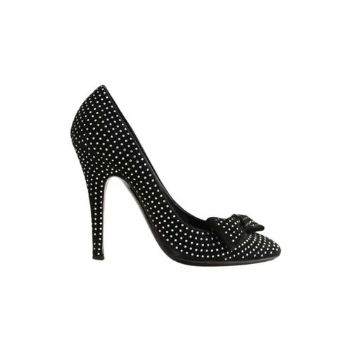 Chaussures escarpins Talons en cuir noirs - Balmain - Modalova