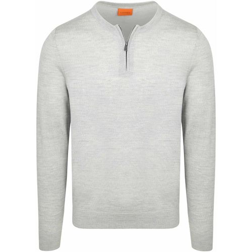 Pull Suitable Crew Zip Merino Gris - Suitable - Modalova