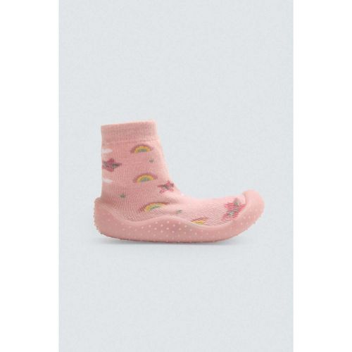 Chaussons bébé Baskets chaussettes à imprimé arc-en-ciel et étoiles - Ysabel Mora - Modalova